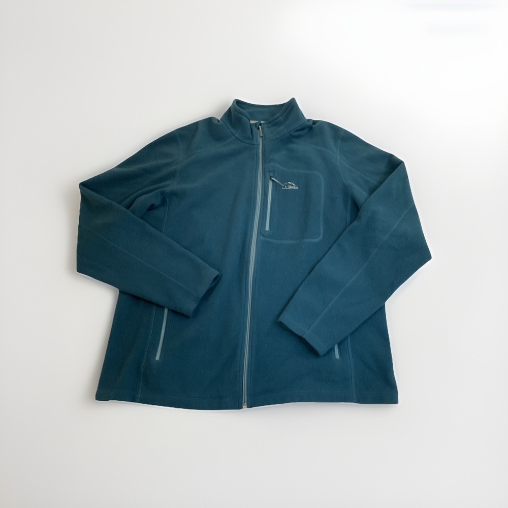 L.L. Bean Fleece Jacket Slightly Fitted 505090 - Large Regular